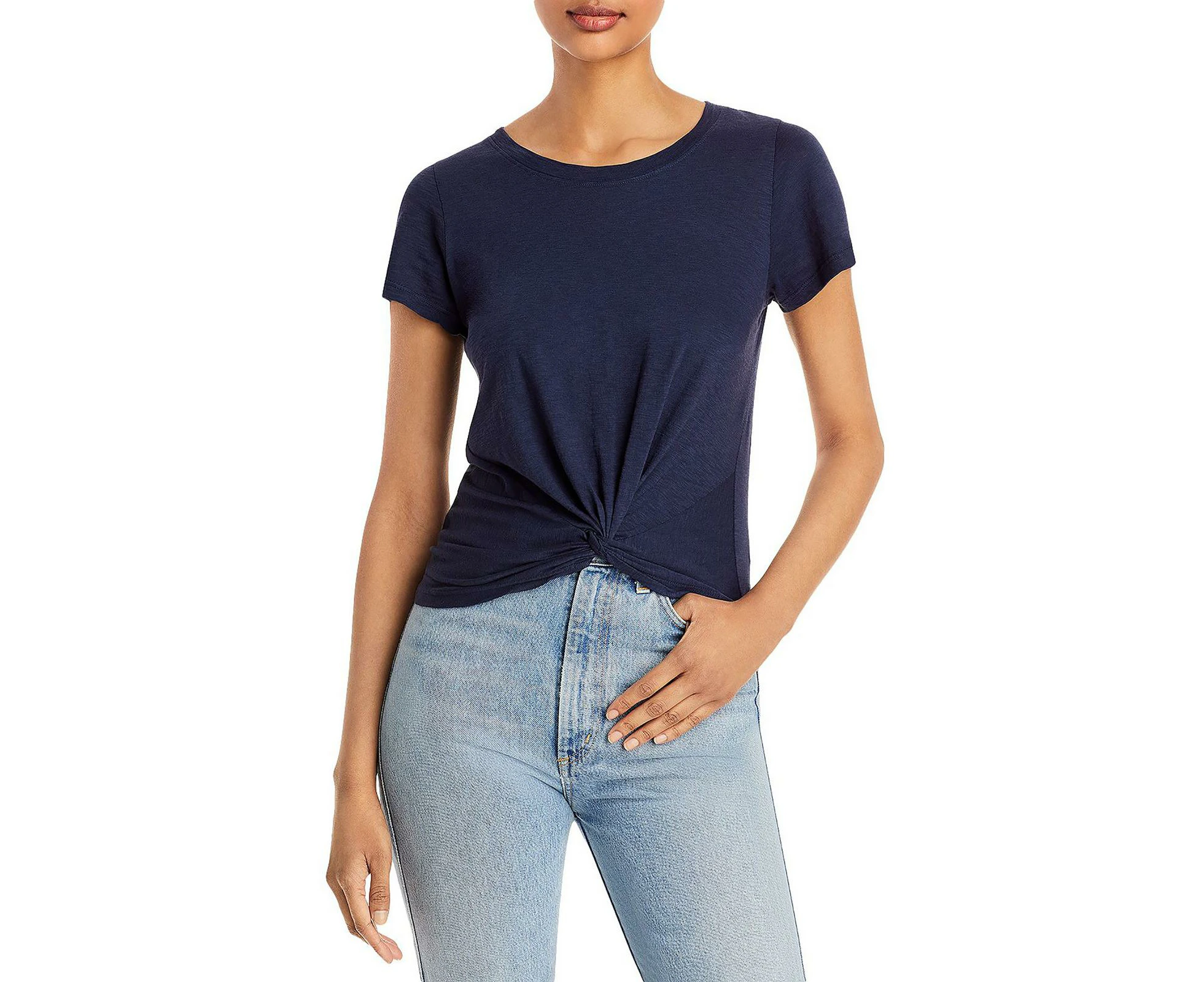 Sundry Women's Tops & Blouses Blouse - Color: Navy