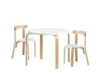 Nordic Kids Table Chair Desk Activity Dining Study Set - 3pcs