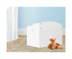 Kids Toy Chest Storage Cabinet Clothes Organiser  - White