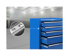 Garage Mechanic Tool Box Cabinet Storage Trolley 5 Drawer - Blue
