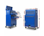 Tool Cart Trolley Mechanic Steel Storage Organizer 7 Drawer - Blue