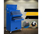 Tool Cart Trolley Mechanic Steel Storage Organizer 7 Drawer - Blue