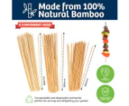 Home Master(R) 3600PCE Bamboo Skewers Variety Pack 3 Convenient Sizes 25 - 30cm