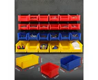 Wall Mounted Rack Tools Steel Garage Board - 48 Storage Bins