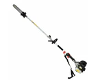 Garden Pole Multi Tool Chainsaw Petrol Hedge Trimmer Brush Cutter - Black