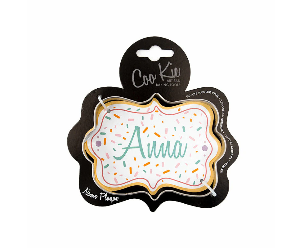 Coo Kie Cookie Cutter - Name Plaque