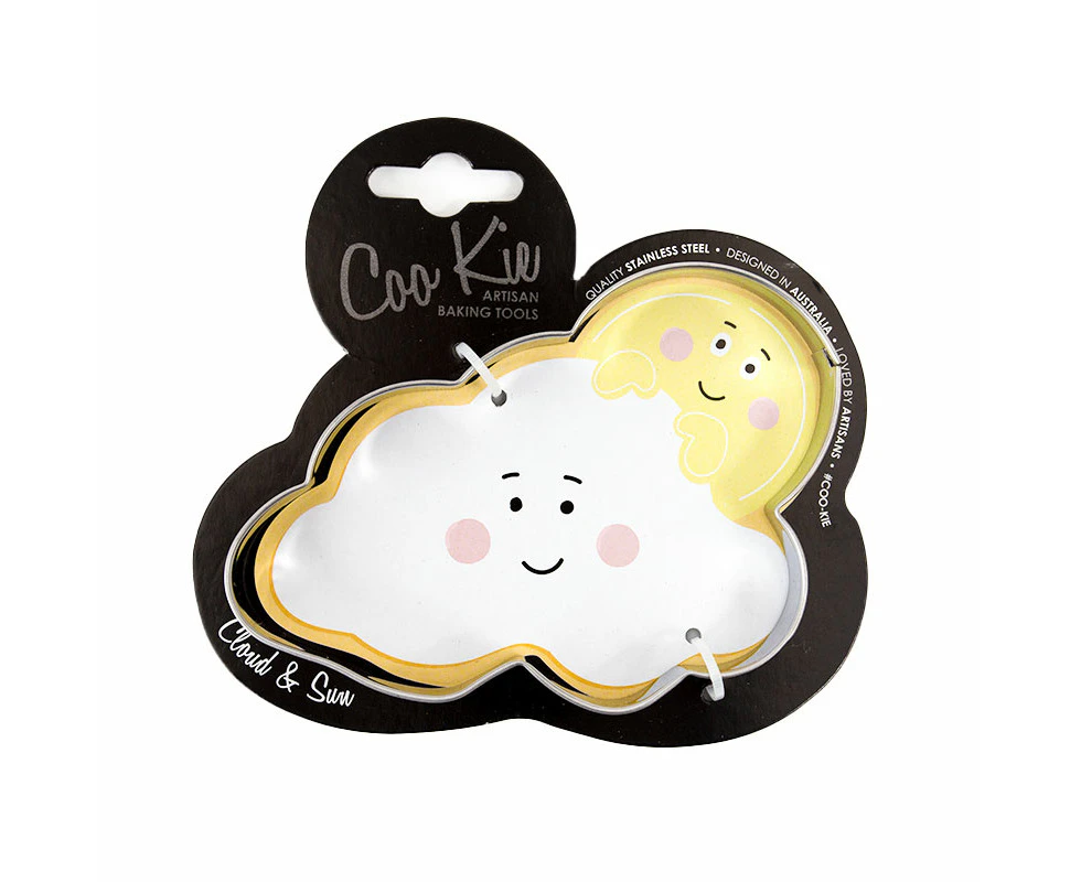 Coo Kie Cloud & Sun Stainless Steel Cookie Cutter