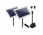 Submersible Solar Panel Pond Pump Water Fountain Filter Kit