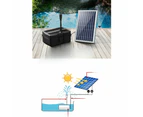 Solar Pond Pump with Eco Filter Box Water Fountain Kit - 5ft