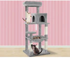 BEASTIE Cat Tree Scratching Post Anti-tip Kit Light Grey 143cm