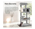 BEASTIE Cat Tree Scratching Post Anti-tip Kit Light Grey 143cm