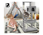 BEASTIE Cat Tree Scratching Post Anti-tip Kit Light Grey 143cm