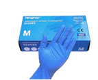100 Pcs X Disposable Nitrile Examination Blue Powder-Free Gloves - Large