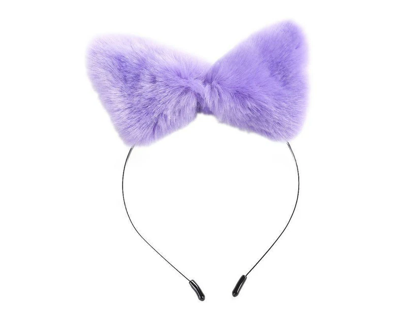 Furry Fox Ears Pet Play Ddlg Littles Kawaii Cosplay - Purple