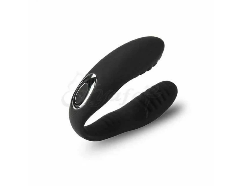 10 Speed Wearable Couples Vibrator G Spot Clitoris Sex Toy Black Purple - Black