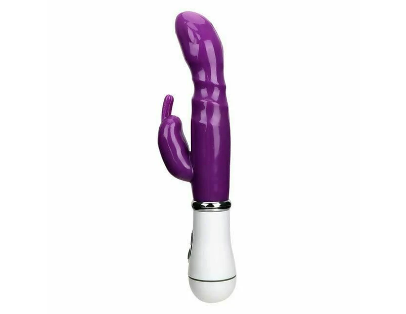 Rabbit Vibrator 12 Modes G Spot Waterproof Vibrating Orgasm Women - Purple