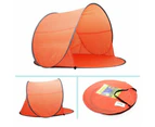 Small Portable Pop Up Tent Outdoor Camp Beach Automatic Folding Hiking - Sky Blue
