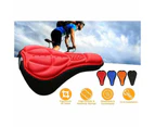 Cushions Covers Bicycle Seat 3D Gel Ultra Soft Suitable For Mountain Bike Riding Men And Women Red - Red