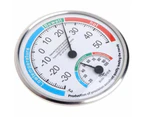 Indoor Outdoor Round Shape Thermometer Temperature Garden Hygrometer Comfortable Tester Humidity Meters Monitor