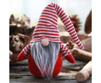 Christmas Faceless Elf Doll Ornaments Home Party Decorations - Green