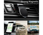 Car Phone Holders Universal Magnetic Clip Air Vent 360� Gps Bracket - Black