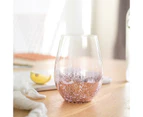 Crystal Ombre Wine Glasses Drinkware - Pink