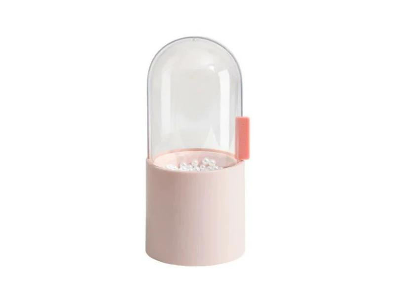 Makeup Brush Holder Bathroom Cosmetic Storage Solutions - Pink With Pearls