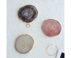 Pearl Jewelry Tray Pretty Pastel Resin Home Decor Storage - Black