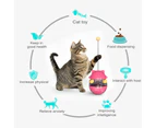 Kitten Tumbler Toy Treat Dispenser Cat Ball  Multifunction SelfPlay Interactive