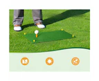 Golf Hitting Mat Portable Practice Training Aid - 60x30cm