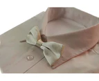Boys Ivory Plain Bow Tie Polyester