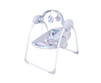 Childcare Vibe 'N' Swing Electronic Baby Newborn Bouncer Hanging Toys Tropic Grey