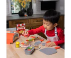 Pretendables Backyard Pizza Oven Set Pretend Kitchen Kids/Childrens Toy 3y+