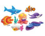 Hey Clay 17-Piece Ocean Animals Air Dry Clay Activity Set