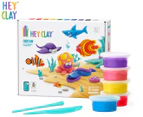 Hey Clay 17-Piece Ocean Animals Air Dry Clay Activity Set