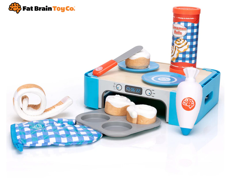 Fat Brain Toys 10-Piece Pretendables Cinnamon Roll Set