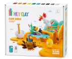 Hey Clay 17-Piece Farm Birds Air Dry Clay Activity Set