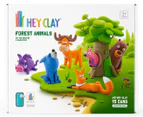 Hey Clay 17-Piece Forest Animals Air Dry Clay Activity Set