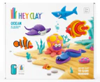 Hey Clay 17-Piece Ocean Animals Air Dry Clay Activity Set