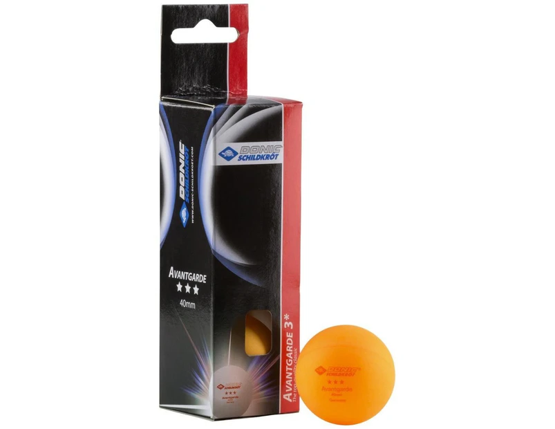 Avantegarde 40mm Orange Table Tennis Balls 3 pk