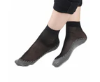 Socks Tights 5 Or 10 Pairs Of Silky Sole Stocking For Women - Black