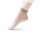 Socks Tights 5 Or 10 Pairs Of Silky Sole Stocking For Women - Nude