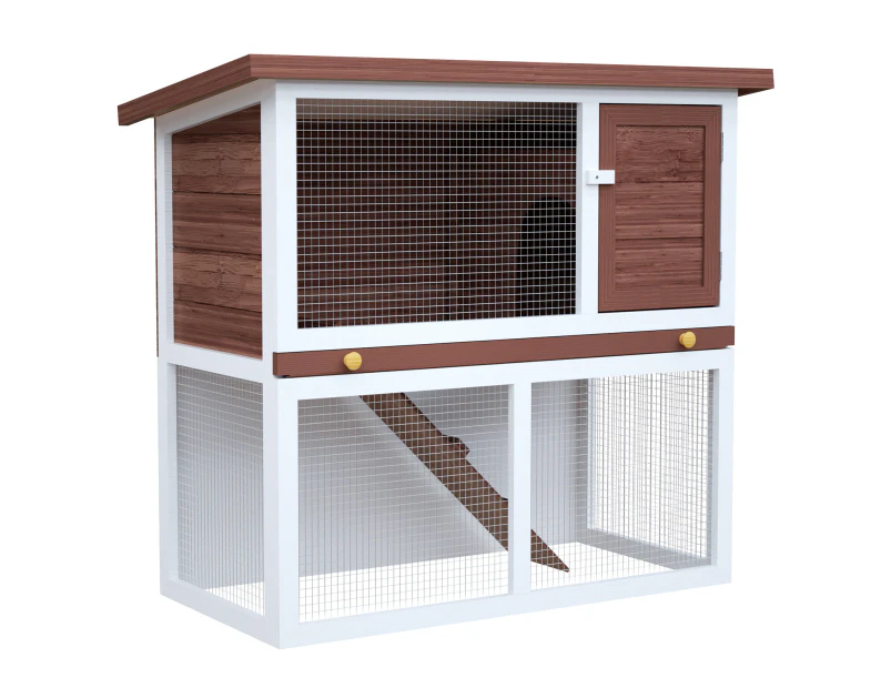 Advwin Rabbit Hutch Bunny Cage Large Run Cage Pet House