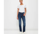 Target Alexa Straight High Rise Full Length Jeans - Blue