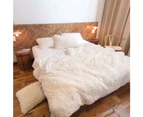 Lots Of Colours Three Sizes Super Soft Fluffy Warm Blanket - White