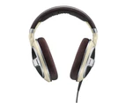 Sennheiser HD 599 Open-back Around-ear Audiophile Headphones, Ivory Replacable Earpads - Matte