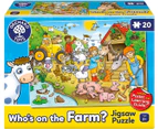 Orchard Jigsaw - Whos On the Farm 20 Pc Puzzle