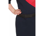 Qantas Female Cabin Crew Uniform Child Costume Size: 3-5 Yrs
