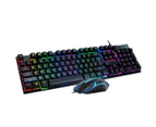 SAS Gaming SG200 RGB Gaming Keyboard & Mouse Set LED Wired