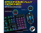 SAS Gaming SG200 RGB Gaming Keyboard & Mouse Set LED Wired